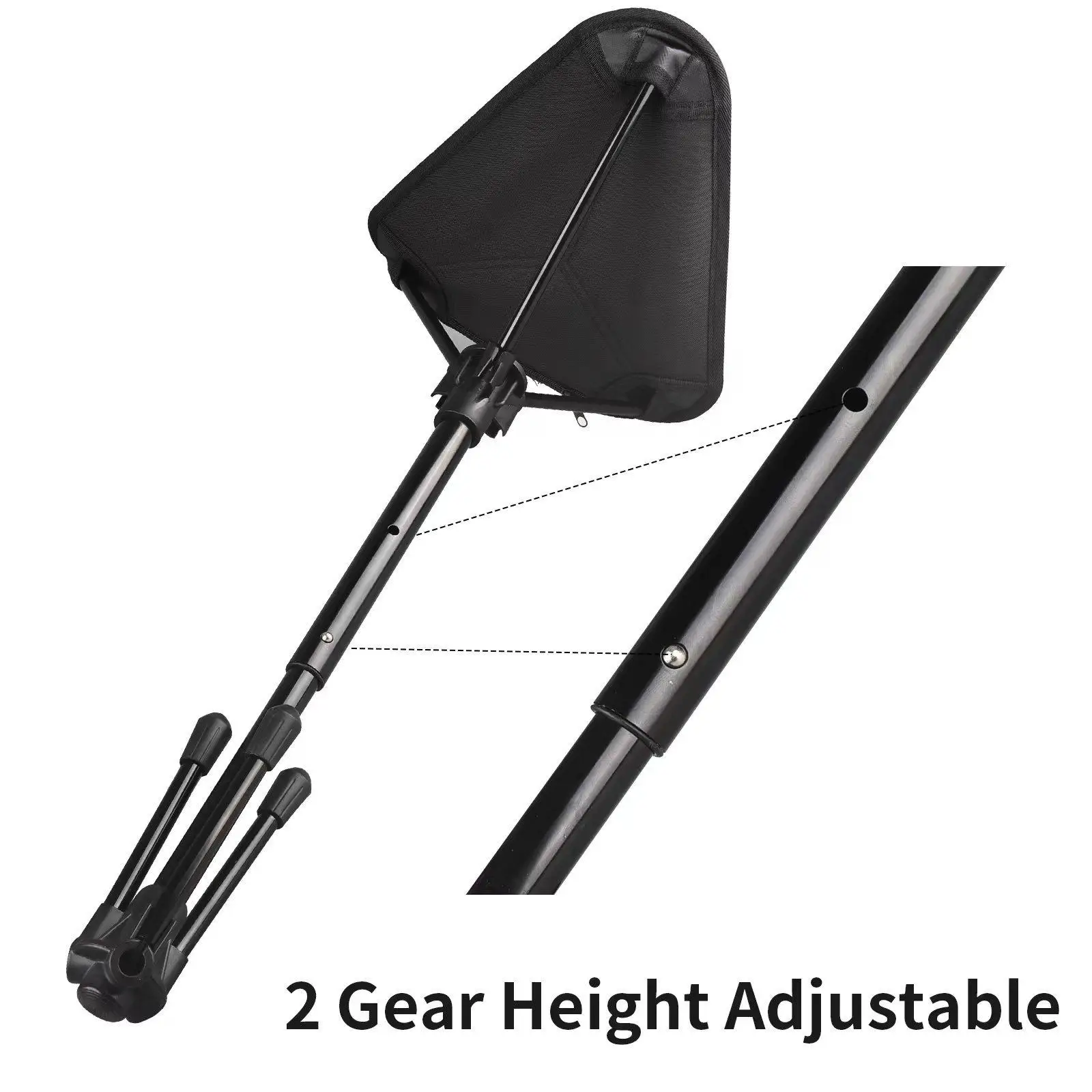 

Folding Tripod Stool Slacker Chair with Storage Bag Compact Lightweight