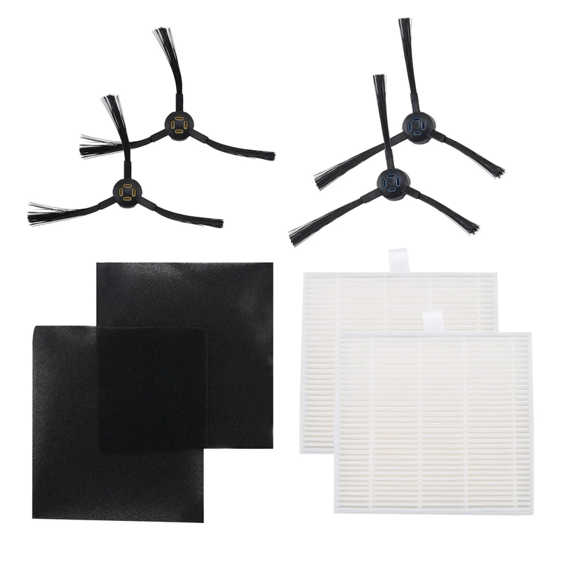 

-A90P Spare Parts Compatible With For Ilife V8S X750 X785 V80 Robot Vacuum Cleaner Spare Parts, Hepa Filters, Side Brush