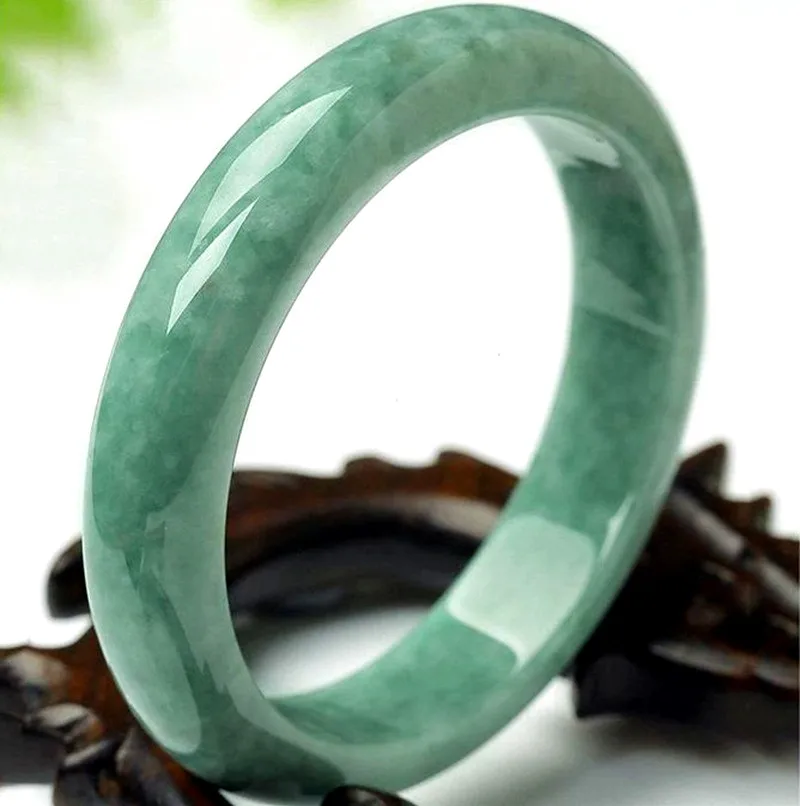 China Natural Dark Green Hand Carved Wide Jade Bracelet Fashion Boutique Jewelry Men's and Women's Guizhou Jade Bracelet Gift