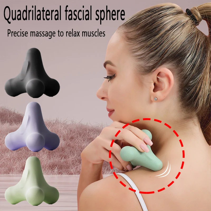 

Four Corner Fascia Ball foot massage ball trigger point Muscle Relaxation Massage Yoga Fitness Relaxation Meridian Fitness Ball