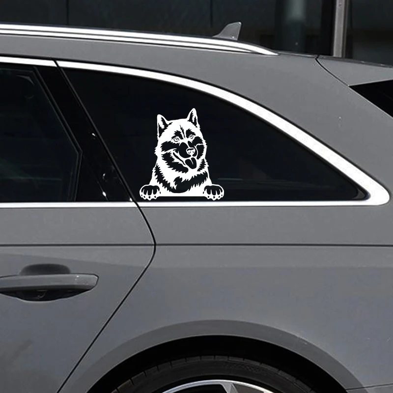 Cars Accessorie Decals Funny Dog With Name Car Decal Dogs Pet Animals Laptop Vinyl Sticker For Apple