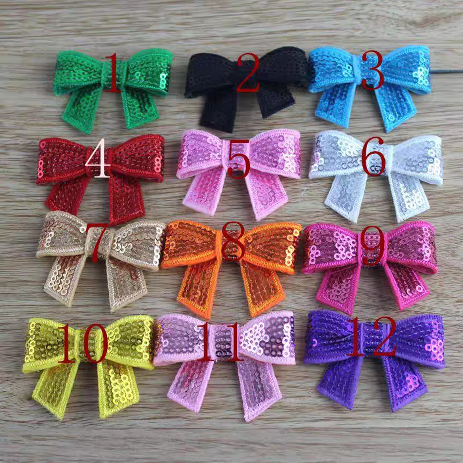 100 шт./лот, 5 см, бант для волос с блестками, вышитый бант, блестящий бант, очаровательный головной убор «сделай сам», аксессуары для волос 100 шт./лот, 5 см, бант для волос с блестками, вышитый бант, блестящий бант, очаровательный головной убор «сделай сам», аксессуары для волос