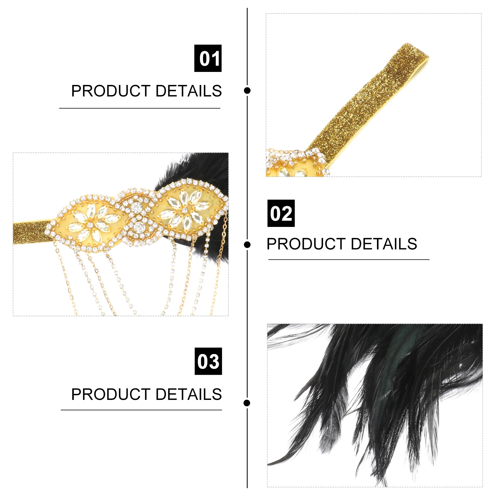 

Crystal Women Hair Accessories Headb Party Halloween Headwear Women Headb Elastic B