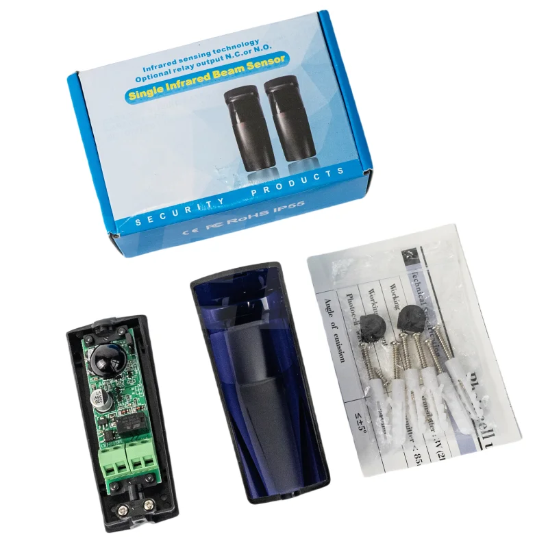 Garagentor-Sicherheits-Infrarotstrahlsensor, IP55 Wetterfeste Fotozelle für Rolltore und Schiebetore – Detail 9