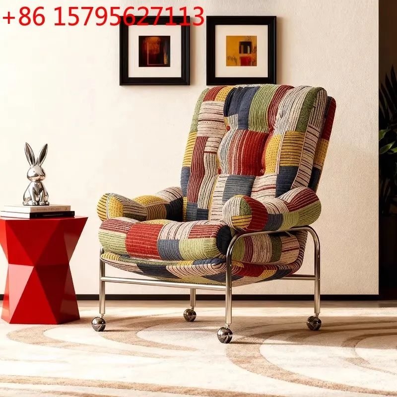 

Итальянское легкое роскошное передвижное кресло для отдыха в скандинавском стиле, современное кресло для досуга.