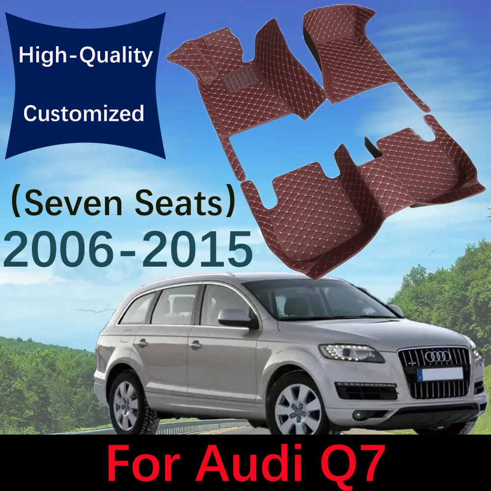 

Car Floor Mats For Audi Q7 (Seven Seats) 2006 2007 2008 2009 2010 2011 2012 2013 2014 2015 Automobile Carpet Rugs Foot Pads