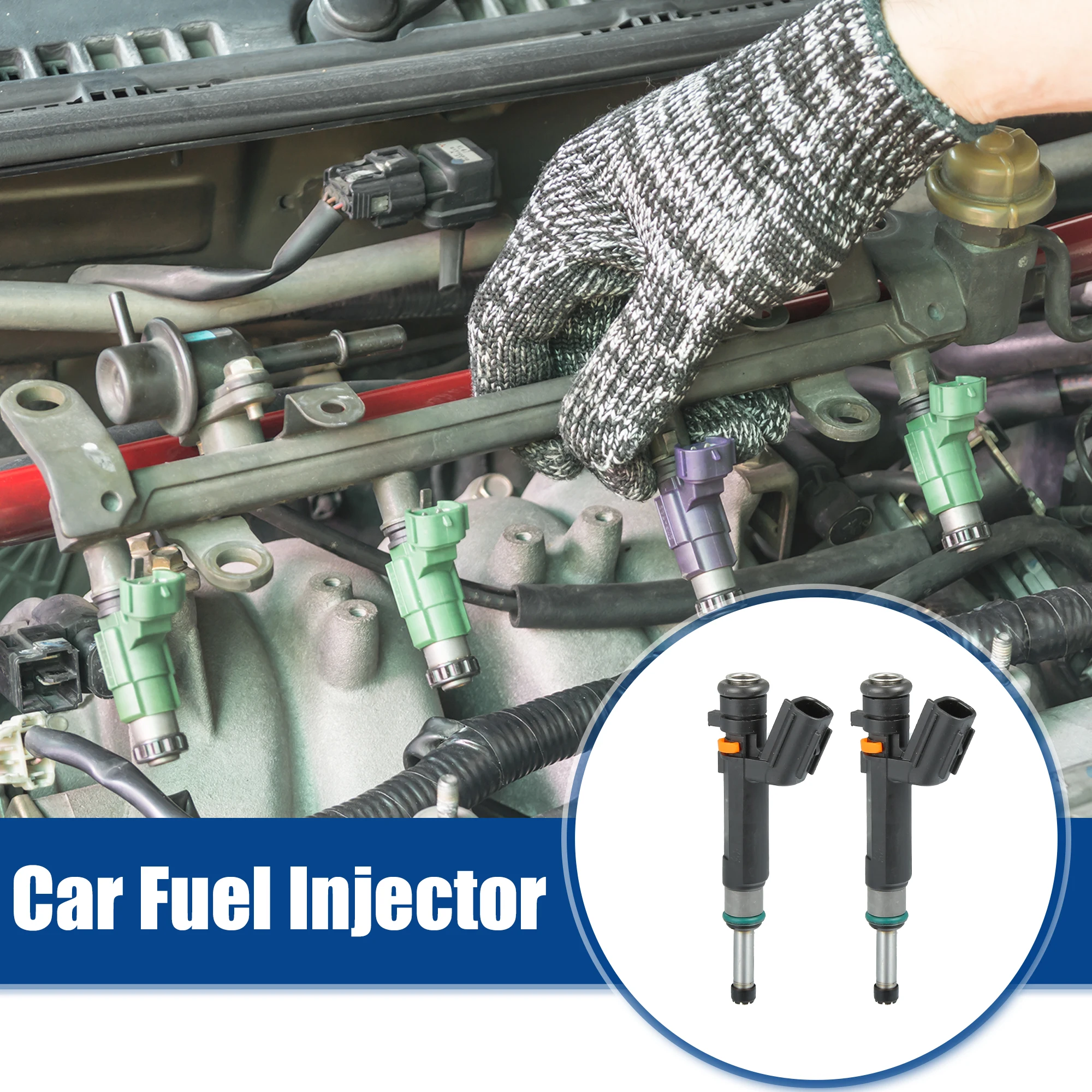 

UXCELL 4pcs No.16600-1KT0A Car Fuel Injector Nozzle for Nissan Versa 1.6 2012-2016