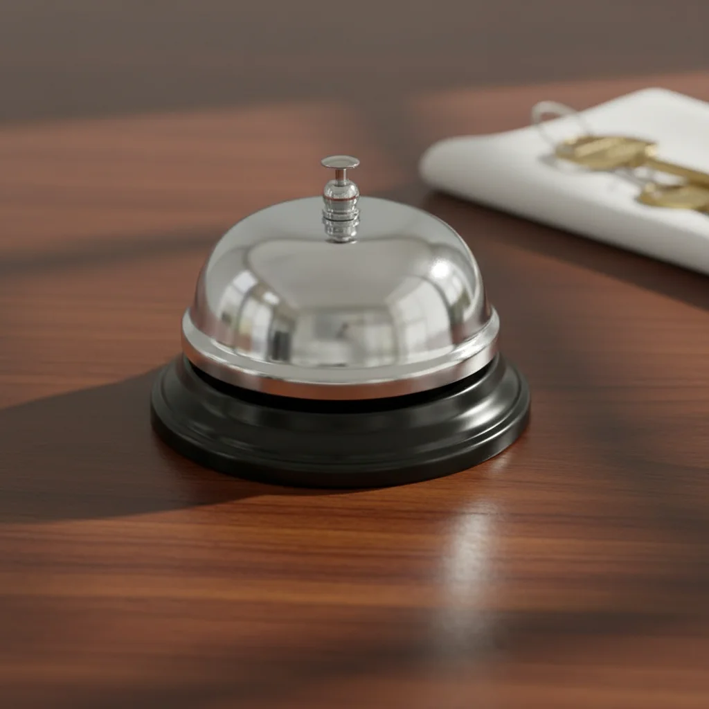 جديد مكتب المطبخ فندق مكافحة الاستقبال عيد الميلاد الحرفية جرس مطعم بار قارع الأجراس جرس الدعوة خدمة المنزل مطعم جرس الاتصال #1