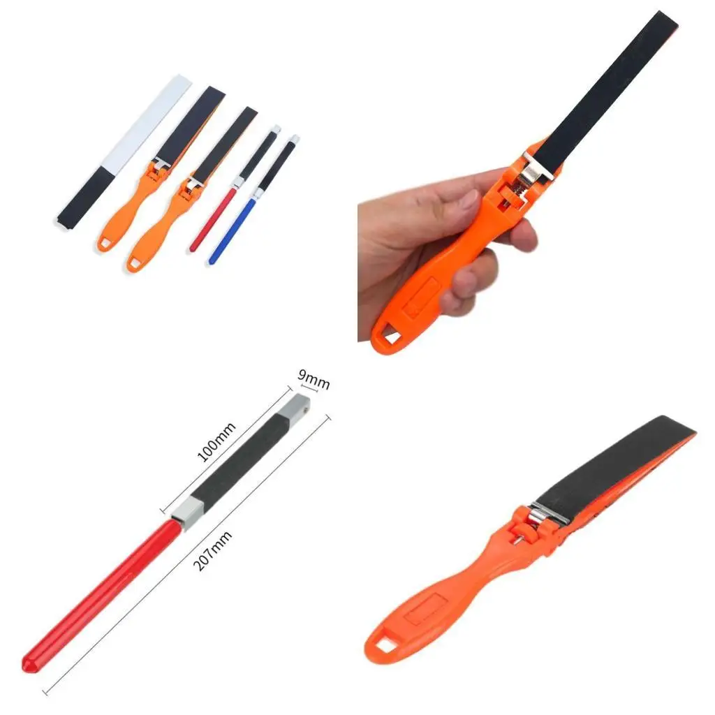 

R9UF Sandpaper Rods Sand Paper Sticks Sandpaper Holder Large Sand Paper Clip Roll Bar