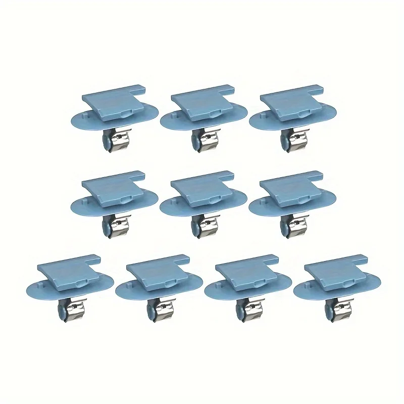 10Pcs Tailgate Boot Pillar Clip Fastener Interior Trim Panel Plastic Clip Blue For Opel Car Interior Fastener Clip Accessories