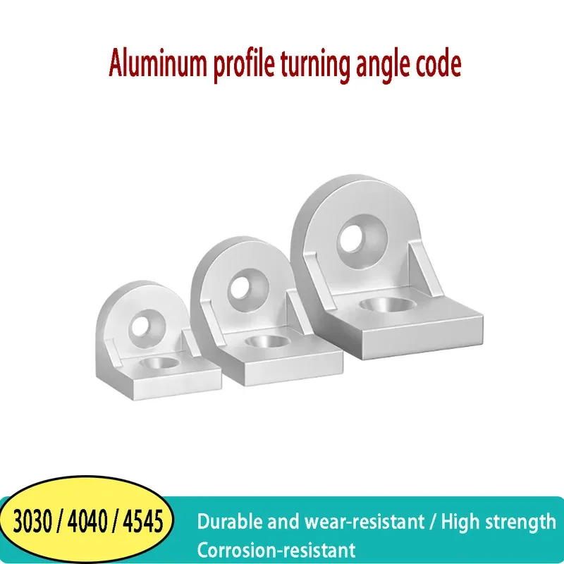 

Right Angle Corner Bracket L Type Connector For 30 40 Aluminum Profile
