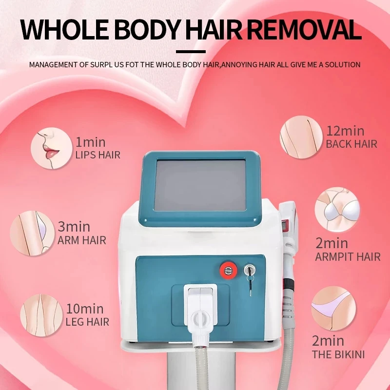 

2000w high power professional hair removal machine 808nm 2022 laser diode professional 755 808 1064nm laser epilator for women