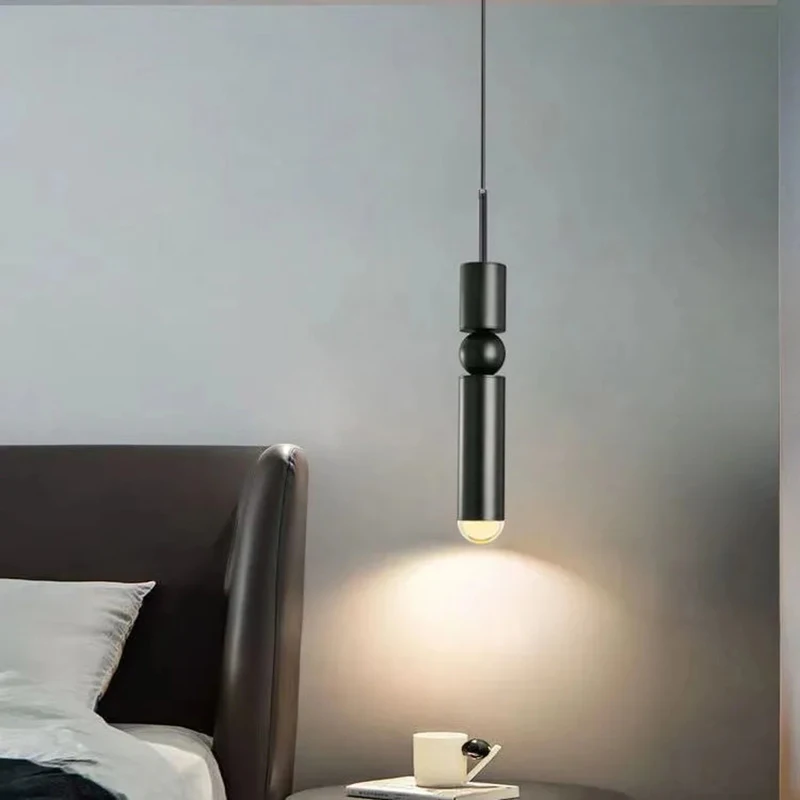 Imagem -05 - Nordic Led Single Head Pendant Lamp Iluminação de Cobre para o Quarto Luzes Pendentes Interiores de Cabeceira Modern Stair And Aisle Lights