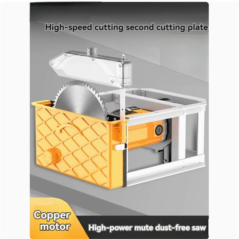 

Large Household Dust-free Inverted Electric Circular Saw Woodworking Gypsum Board Vacuum Cleaner Table Saw Cutting Machine