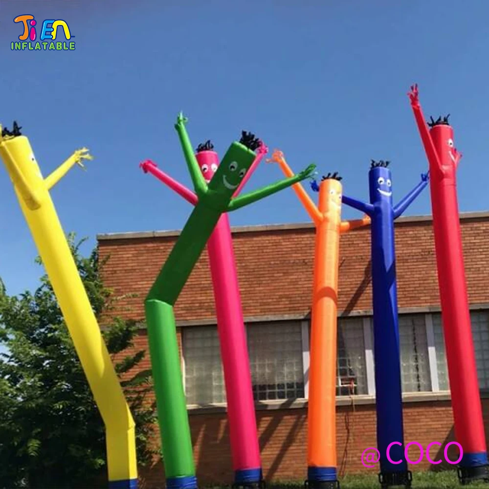 3m high air dancer,single leg inflatable sky dancer 45cm diameter tube