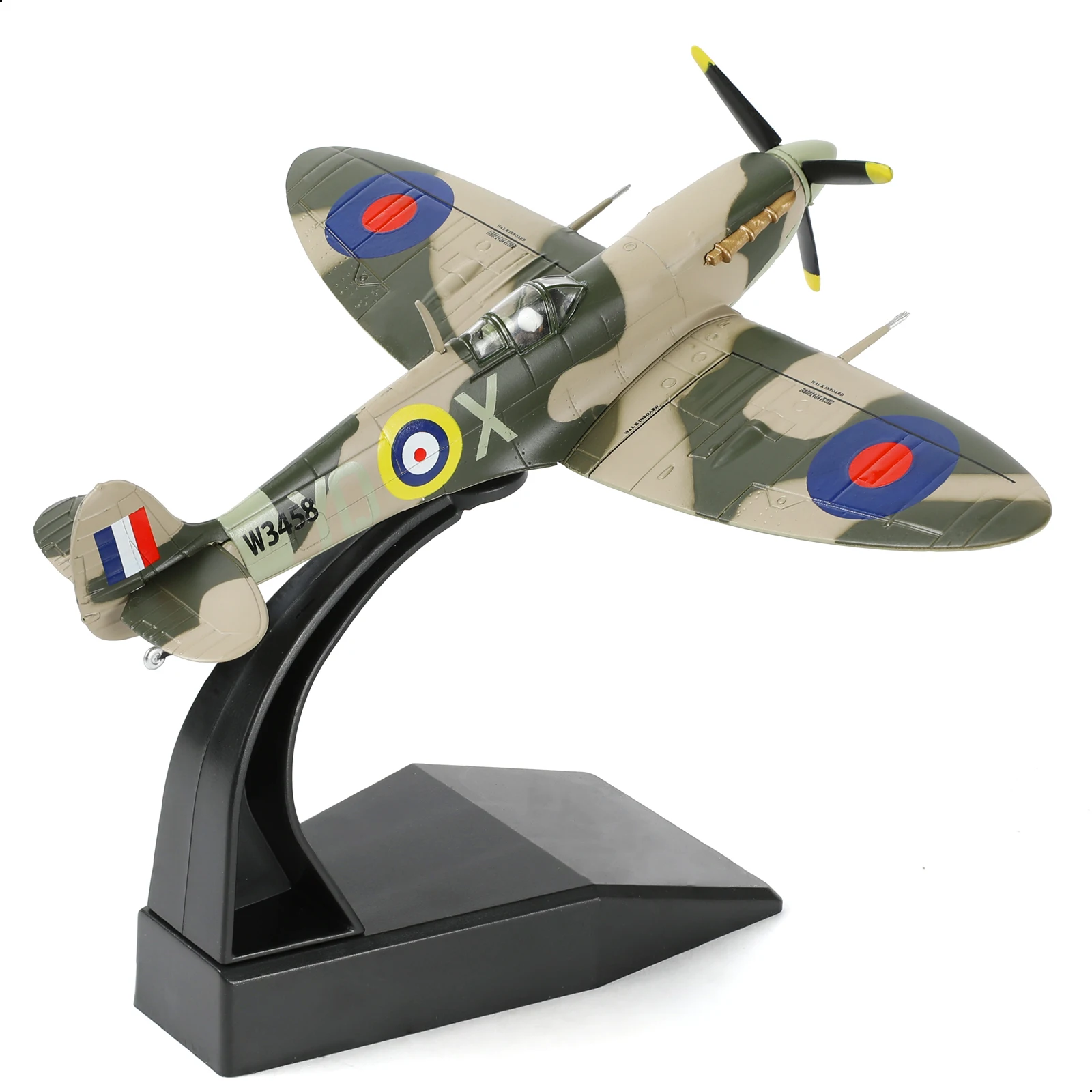 NUOTIE 1/72 Spitfire Classic Legendary Fighter Diecast Metal Model for Collections & Gifts