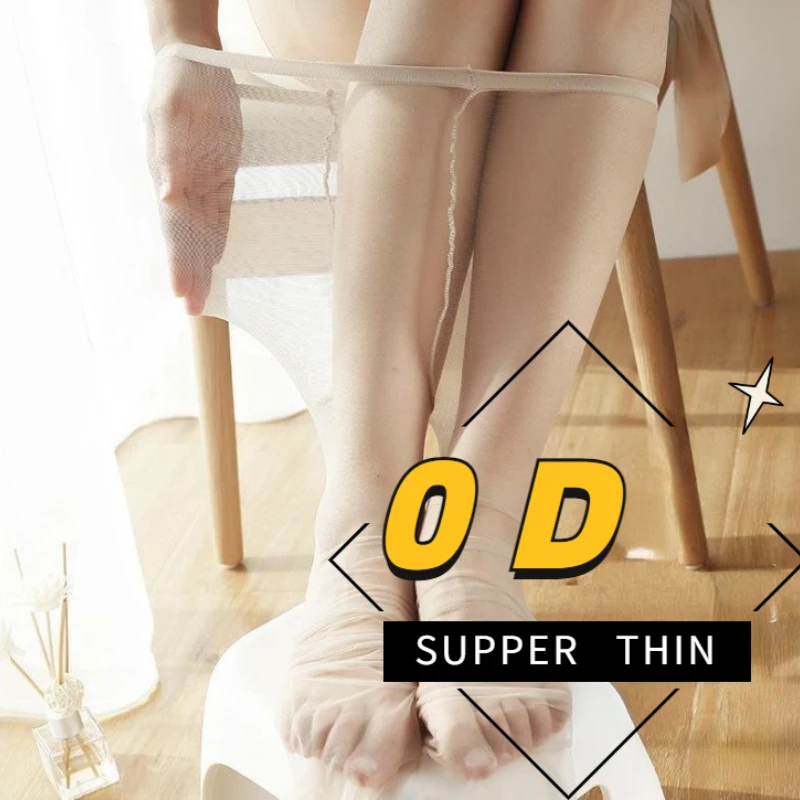 1D Women's Sexy Super Thin Tights Invisible Crotchless Pantyhose Female Nylons Stockings Panty Hose Thigh High Stockings