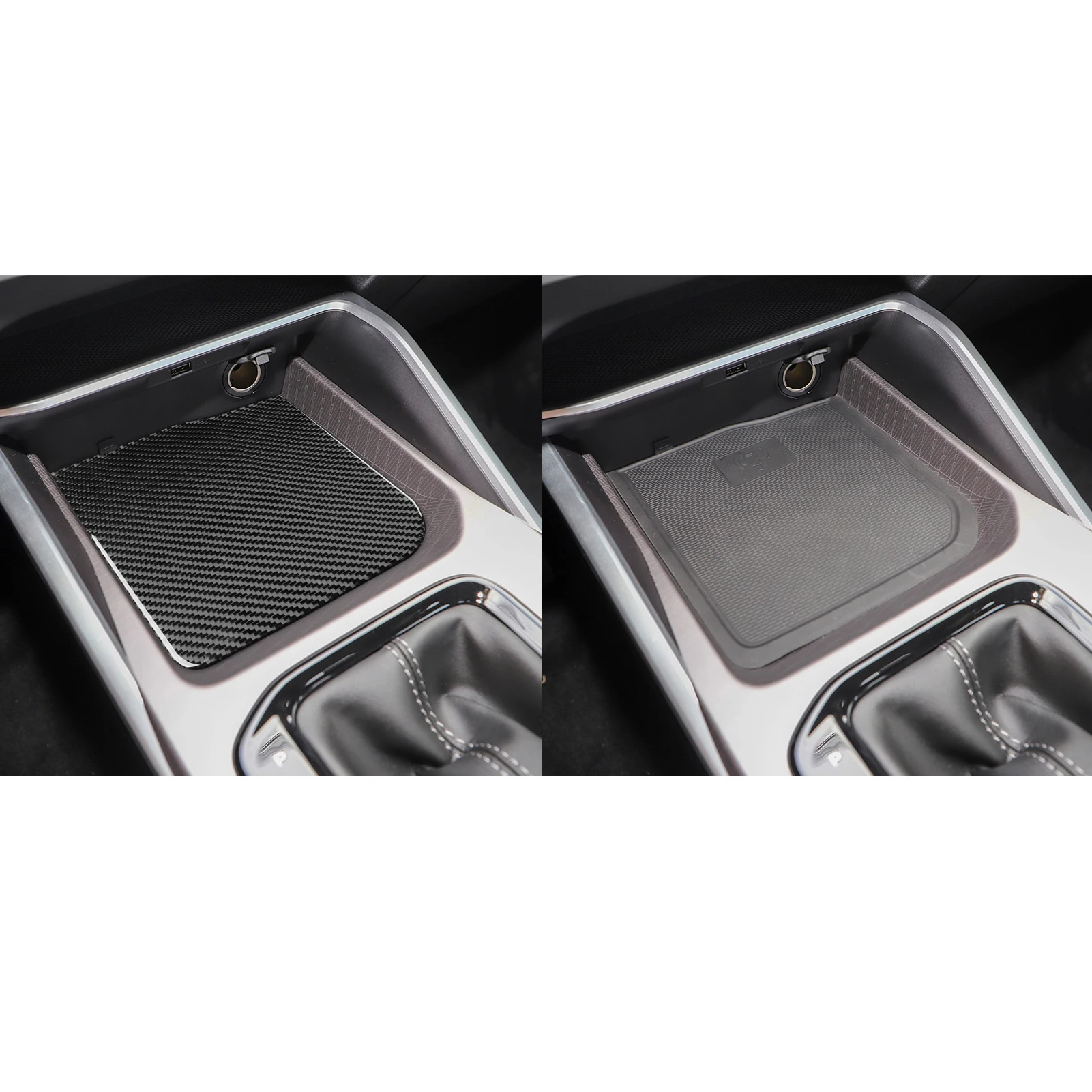 For Geely Emgrand Proton S70 2022-2025 Carbon Fiber Centre storage slot panel Cover Car Interior Accessories Decorative Stickers