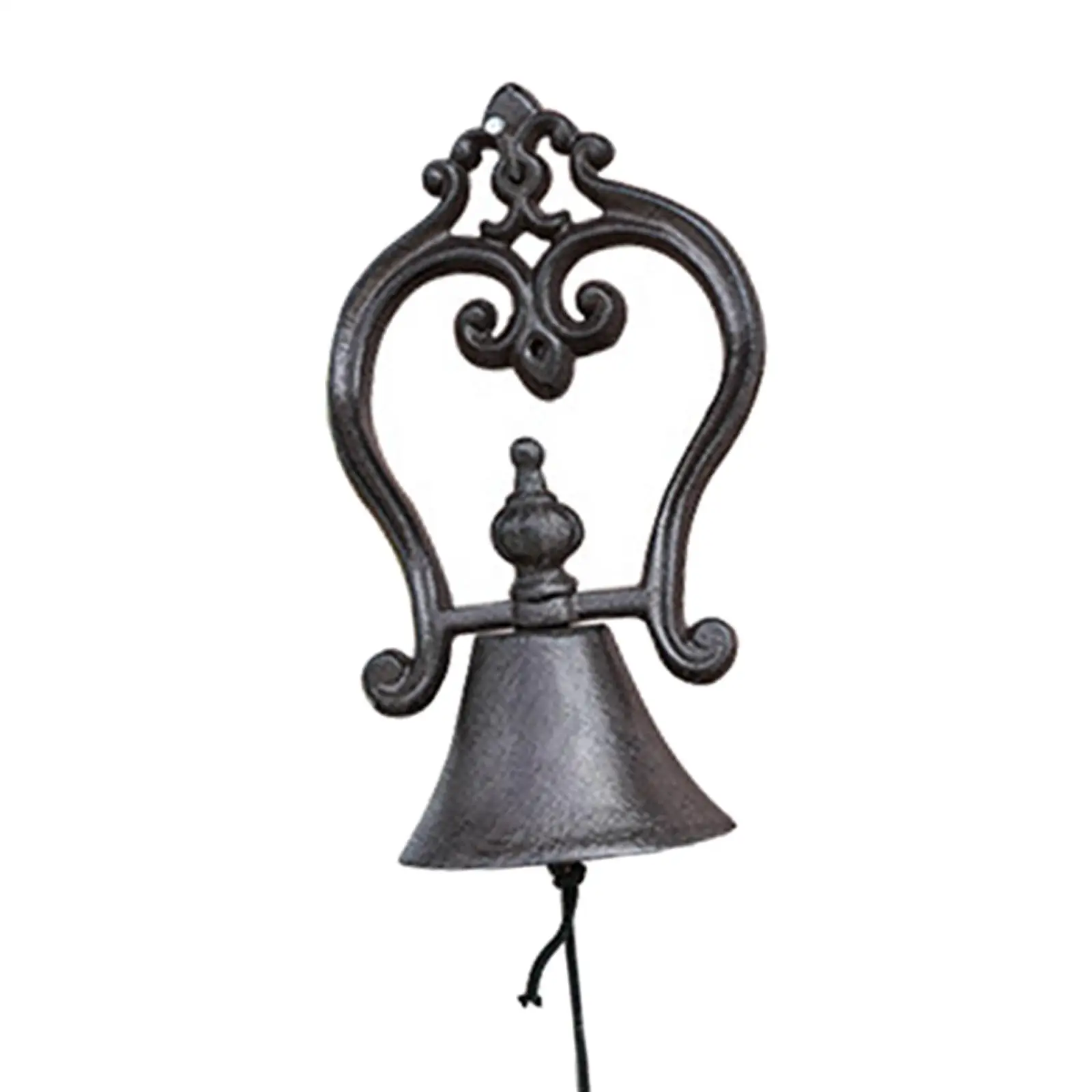 Manually Shaking Doorbells Wall Mounted Hanging Metal Farmhouse Cast Iron Wall Hanging Bell ,