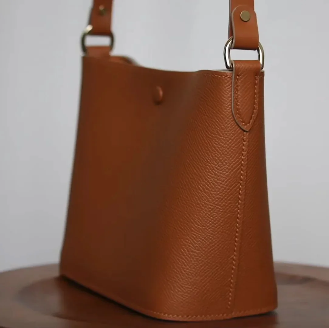heavy duty kraft paper sewing pattern leather craft women  shoulder bag die cutting template 26x20x13cm