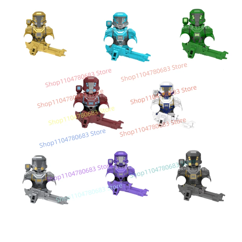 

New MOC Building Blocks Mini Figure Power Mecha Battle Toy Assembled Collectible Ornament Gift