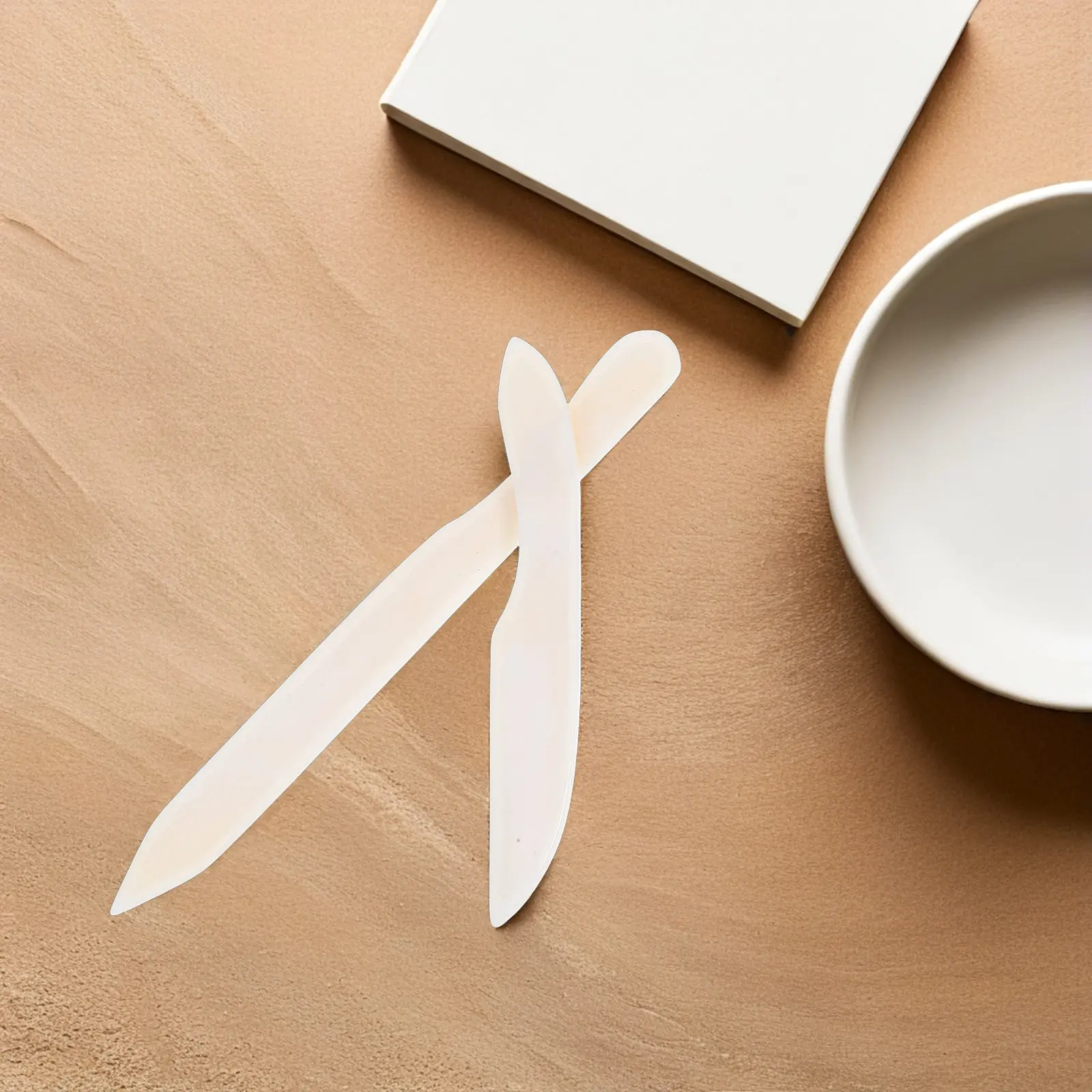 2Pcs Bone Folder Paper Creaser Folding Scoring Burnishing Tool for DIY Bookbinding Crafts Origami Paper Scoring Card
