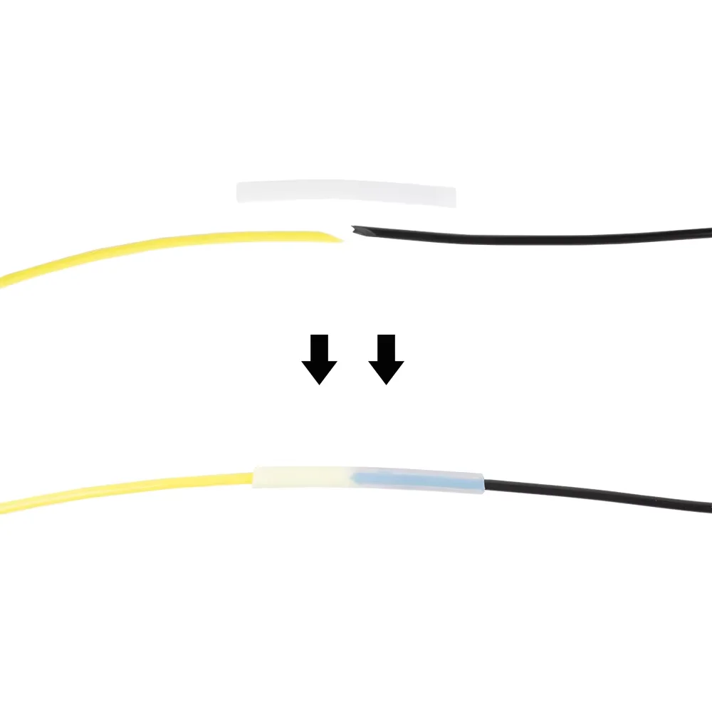 100 pz 200 pz FC20 3d Filamento Saldatore Connettore Falegname PTFE Tubo Giuntatrice Filamenti di saldatura 3d priter Accessori 1.75 MM