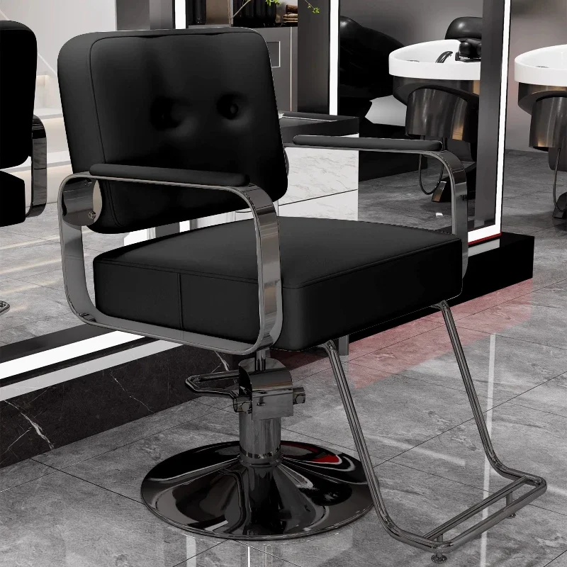 لصالون التجميل كرسي الحلاق المنخفض الراحة التجارية الفاخرة كرسي مريح بسيط مريح أثاث صالون Stuhl الحديث #1