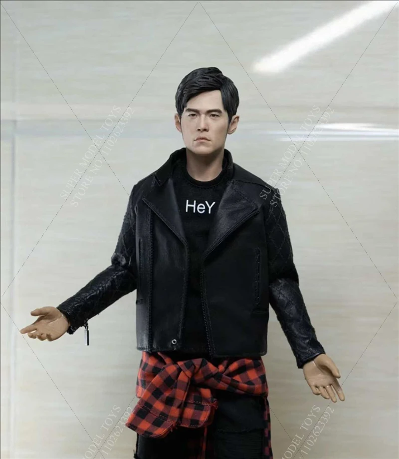 MT SPIELZEUG MT-005 1/6 Skala Männliche Soldat Kopf Skulptur Jay Chou Berühmte Chinesische Sänger Kopf Carving Fit 12'' Action figur Puppe