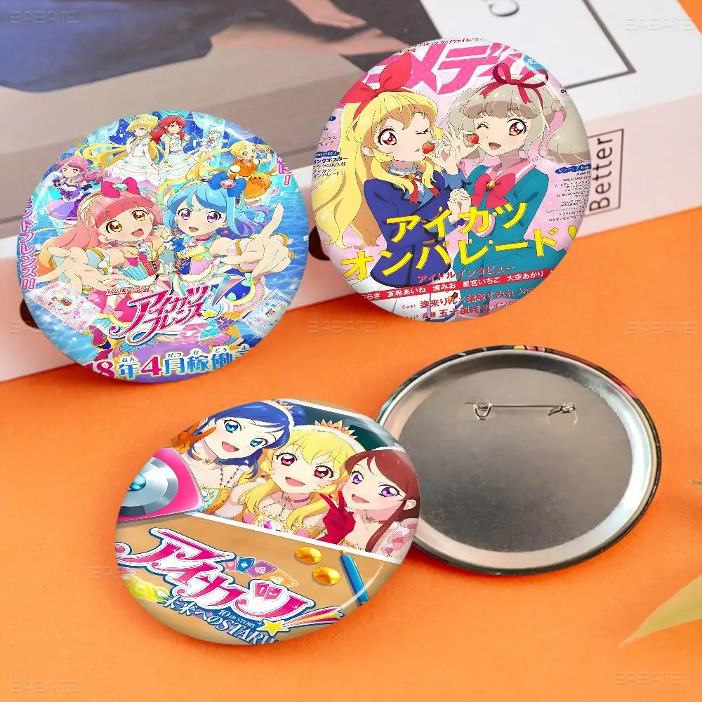 

Aikatsu On Parade! Anime New Brooches Soft Button Pin Funny Silly Gnarpy On A Skateboard Meme Badge Gamer Collection Gifts