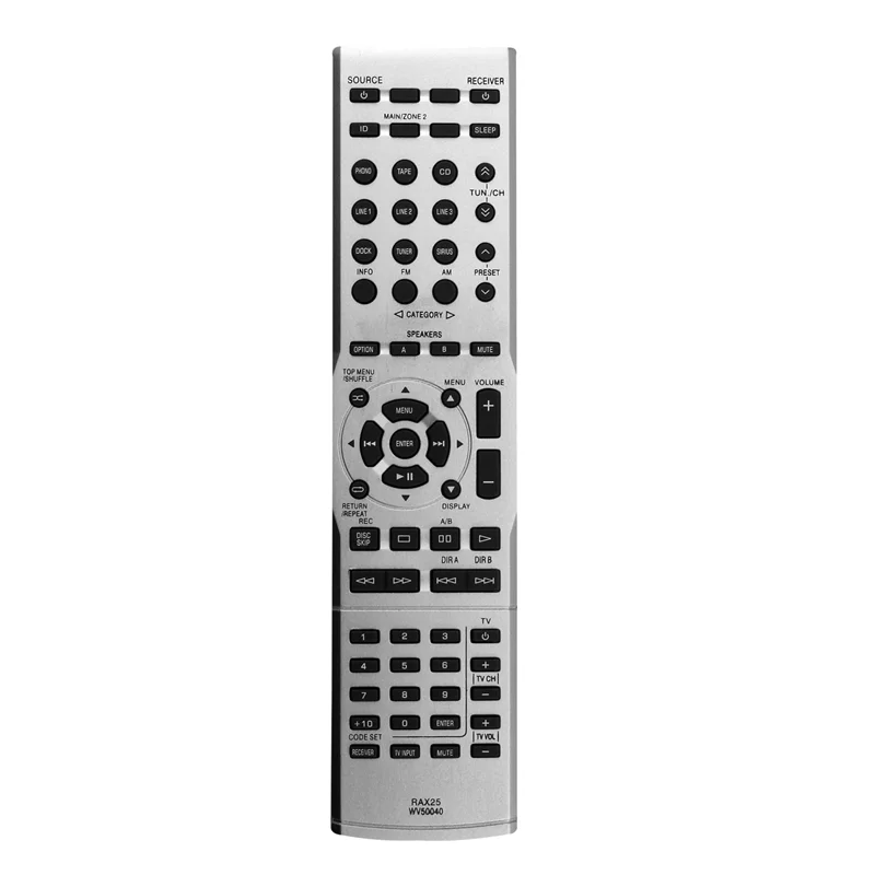 N88R RAX25 WV50040 Replace Remote Control for Yamaha Audio R