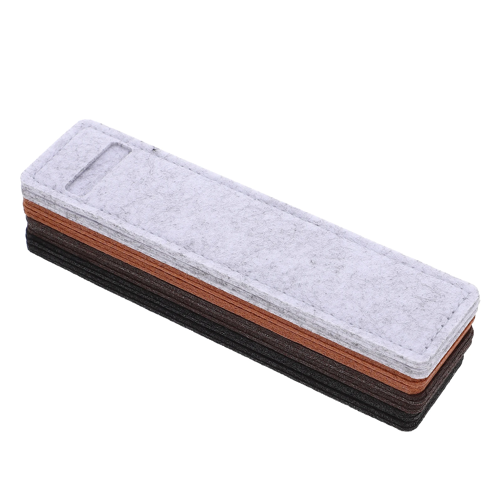 

8Pcs Felt Pencil Pouch Pen Holder Stylish Durable Stationery Organizer for Daily Use and Gifting Felt Pencil Case