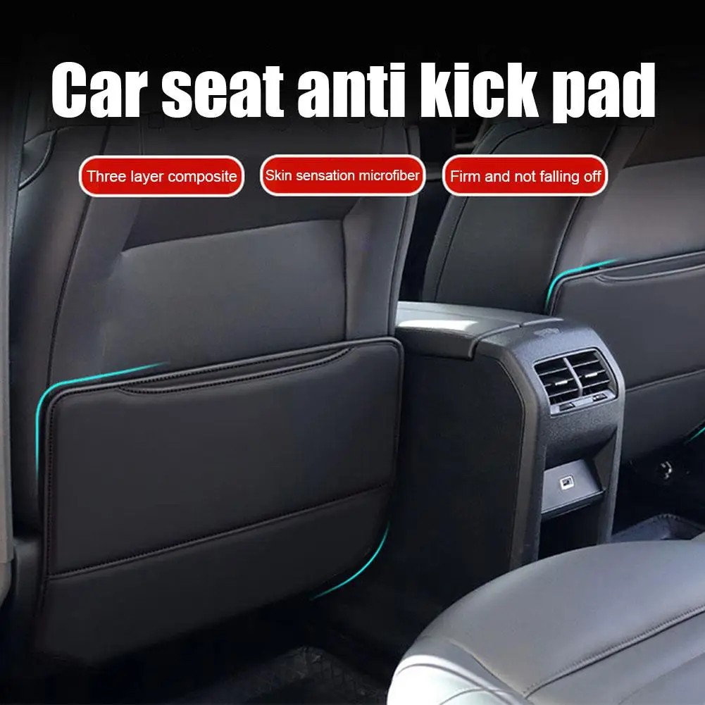 

High Quality Car Seat Kid Protector PU Leather Car Seat Back Cover Protector for Kids Waterproof Seat Back Anti Kick Mat Pa T6V2
