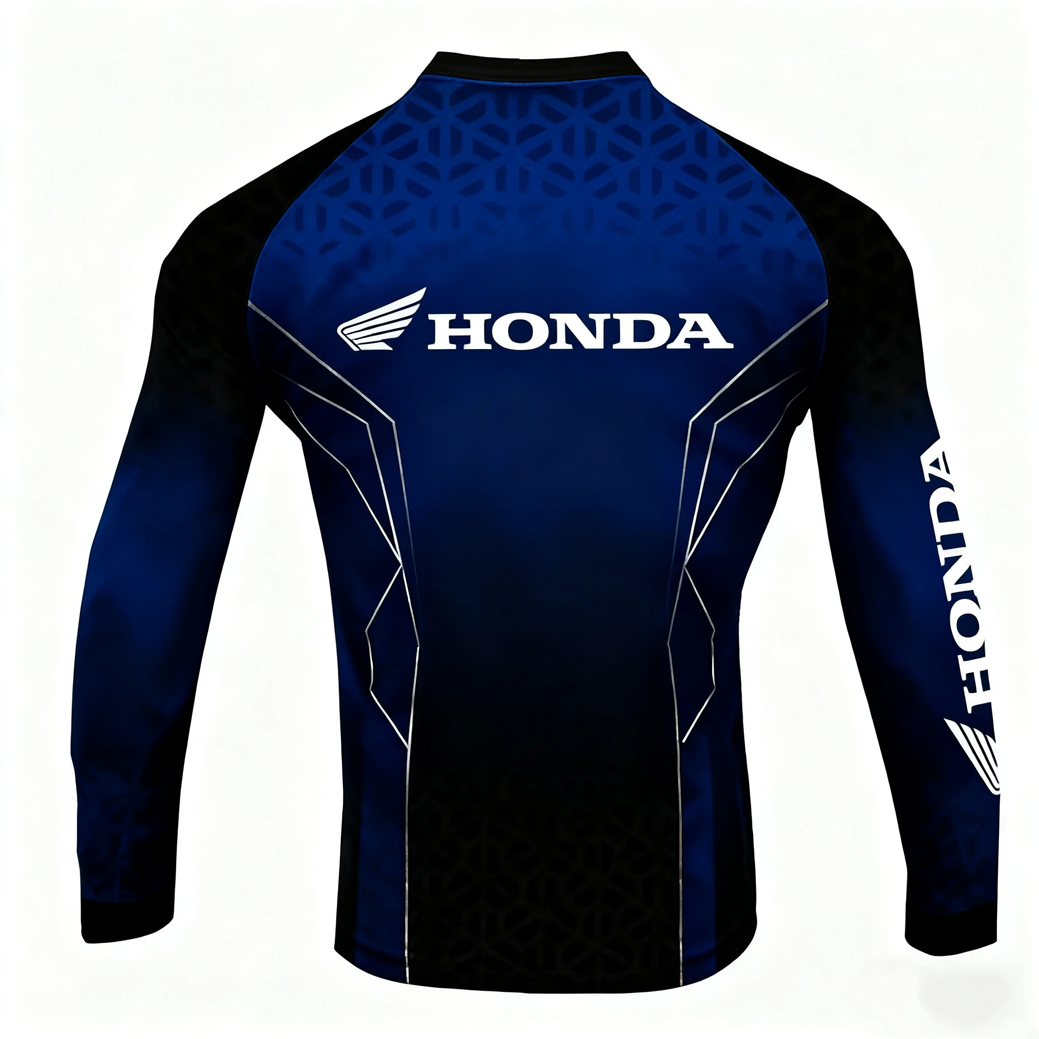 

Весенне-осенняя футболка с 3D принтом для мотоциклистов и байкеров Deportiva, быстросохнущая футболка с длинными рукавами для верховой езды Honda, топы для мужчин и женщин