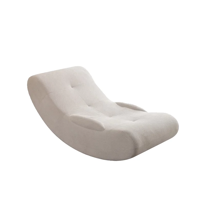 

French IVLISA Balcony Living Room Lazy Sofa Leisure Home Single Rocking Chair Crescent Lounge Chair Sleeping and Lying