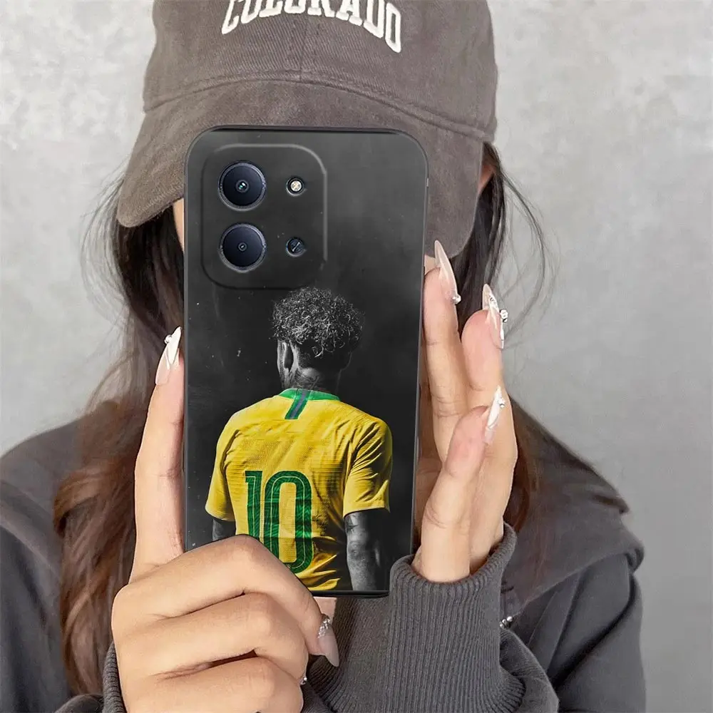 Football N-Neymar 10 Cover Phone Case For Redmi A1 A2 A3 A5 A7 15 15C 14C 13C 13 12C 12 10 10C 9T 9C 9A 9 8 K60 K30 Funda Shell