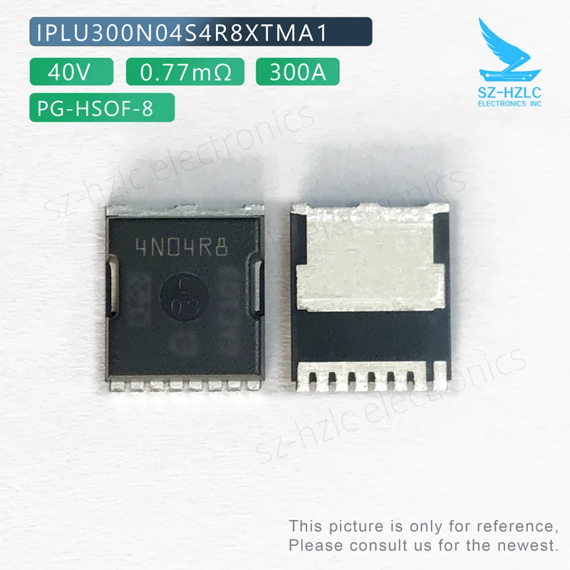 

IPLU300N04S4R8XTMA1 N-CH 40V MOS 300A 0.77mOhm PG-HSOF-8 4N04R8 toll-8 Discrete Component Automotive Grad MOSFET IPLU300N04S4R8