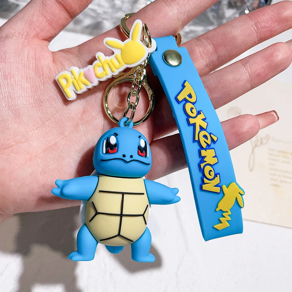 Pokemon-Schlüsselanhänger, süßer Pikachu, Taschenmonster, Puppe, Schultasche, Anhänger, Desktop-Souvenirs, Dekoration, Schlüsselanhänger, Geschenk für Fans