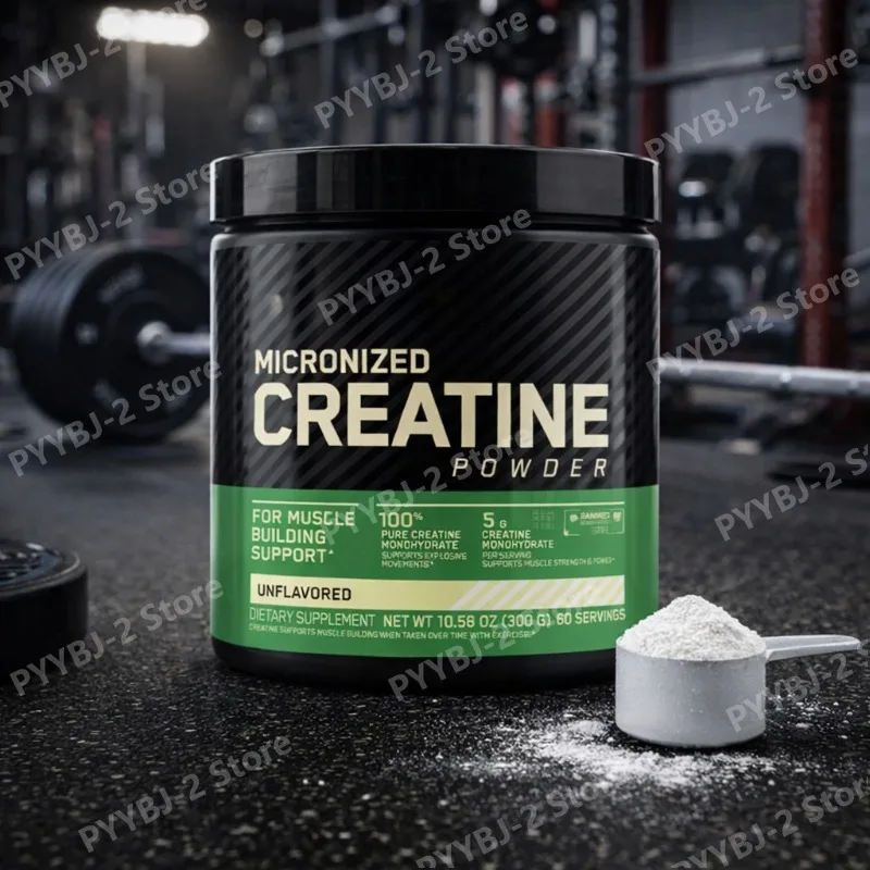 

300g Creatine Monohydrate Powder Support Strength and Muscle Performance Unflavored with Water Shakes or Sports Beverages Usee