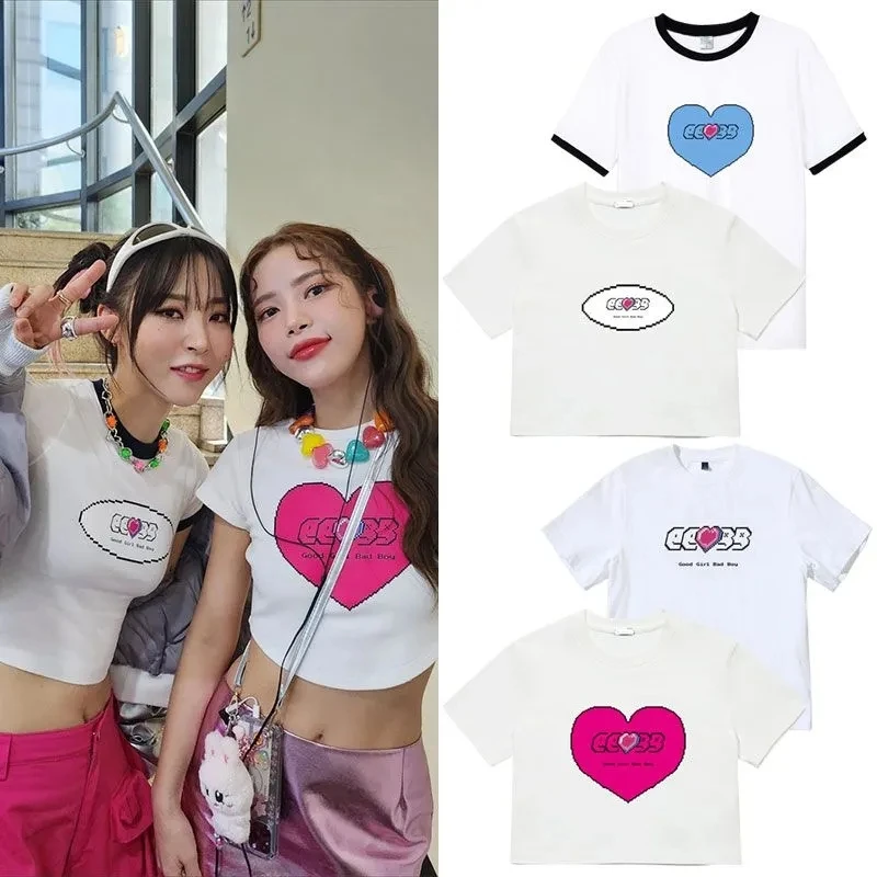 

Kpop MAMAMOO ACT1SCENE1 Solar Moon Byul E Man/Women Harajuku T-shirt Round Neck Short Sleeve Casual Unisex Streetwear COTTON Top