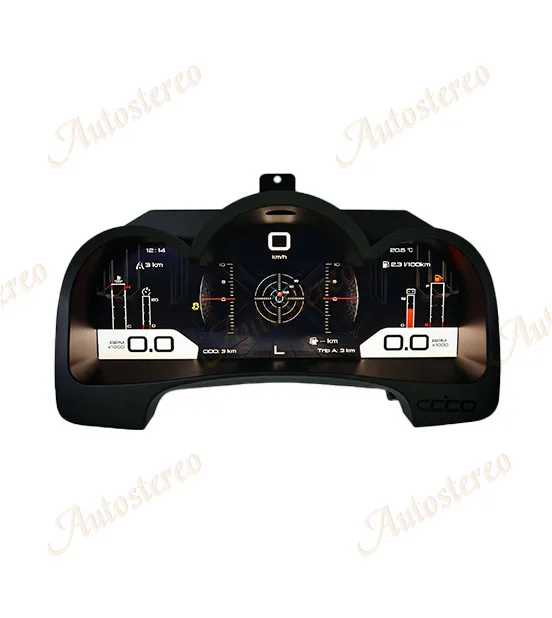 2026 Update For Toyota Hilux Fortuner 2007-2015 Virtual Cockpit Digital Cluster Car Odometer Screen Dashboard LCD Speed Meter-