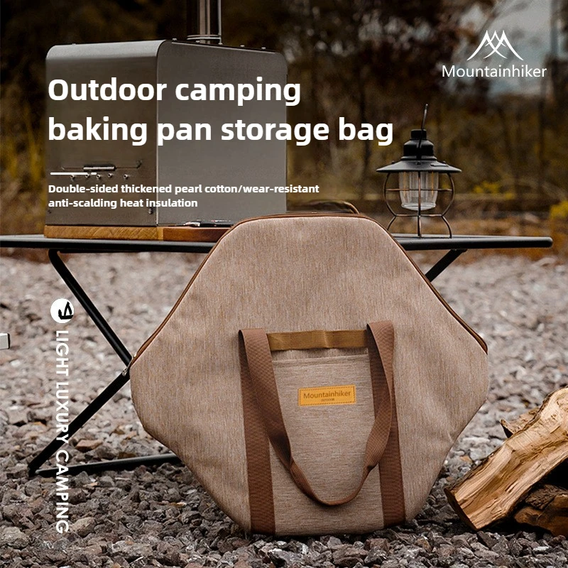 

Mountainhiker Barbecue Tray Storage Bag Oxford Cloth Nylon Large Capacity Campground Household BBQ Tray Storage Bag Outdoor Tool