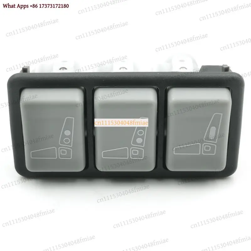 k3 Truck Seat Lumbar Support Control Valve, 3-Button IPS Adjustment Switch, for ISRI MAN IVECO
