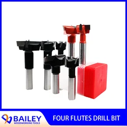 BAILEY 1PC 57/70mm 4 Flutes Drill Bit Tungsten Steel Alloy for CNC Engraving Machine Power Tool Woodworking Tool