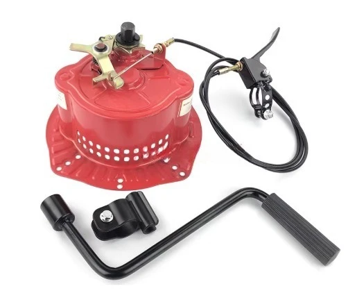 

Micro-tiller Pull-free Starter Hand Pull Changed to Hand Crank