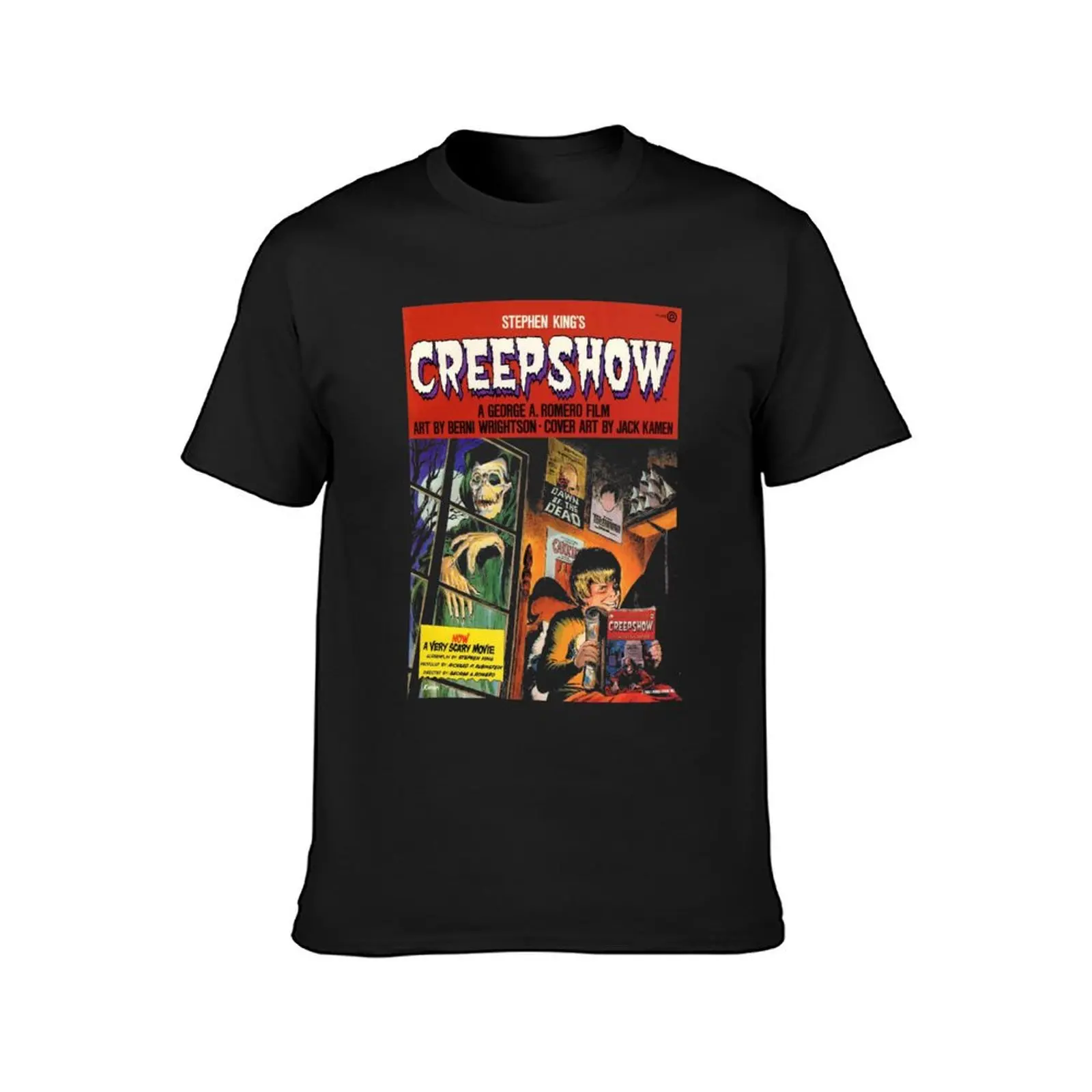 CREEPSHOW SAVINI COMIC HORROR MOVIE 80S CULT 5 T-Shirt tees quick-drying men workout shirt