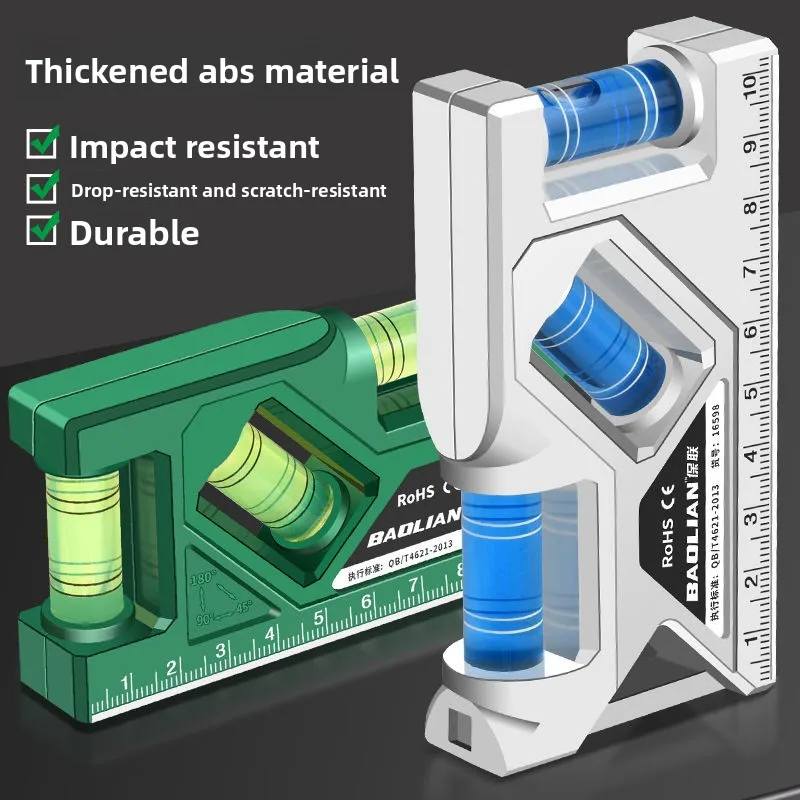 Portable Level Ruler Bubble Level Precision Level Magnetic Lever Angle Gauge Finder Leveling Aligner Woodworking Tool