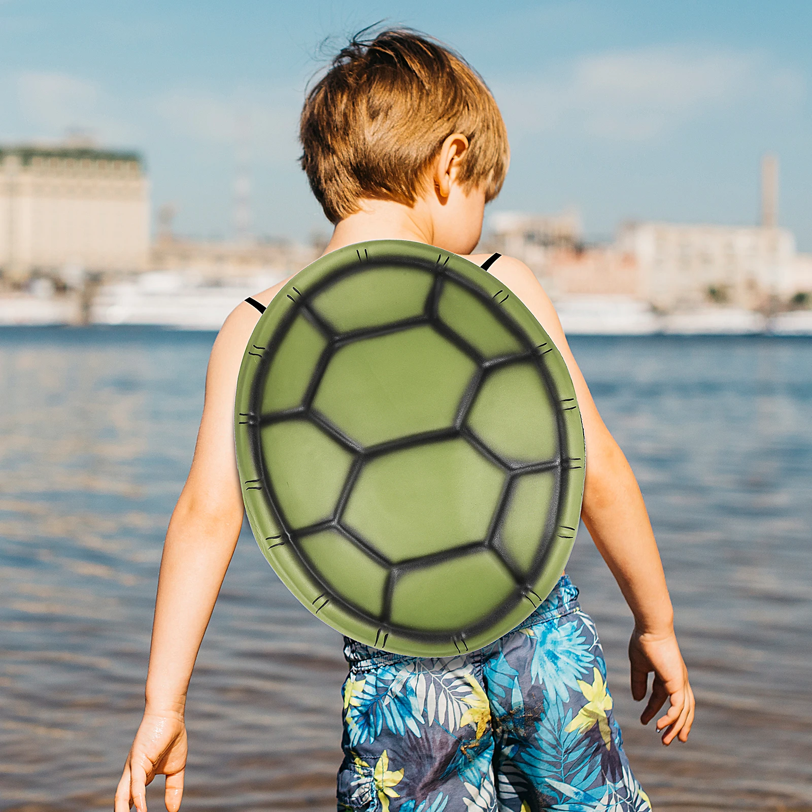 5 pçs concha de tartaruga para crianças halloween cosplay trajes adereços mochila eva casca de tartaruga foto adereços crianças decoração de festa de halloween