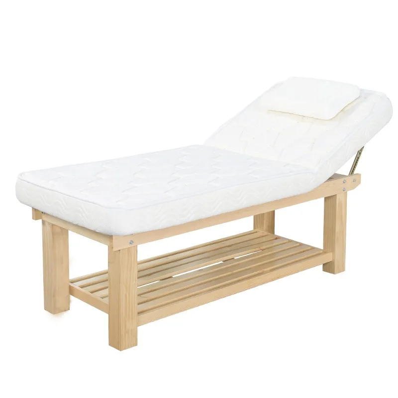 

Solid wood beauty bed beauty salon special latex bed