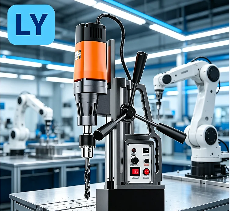 220V 380V Electric Bench Drilling Rig Machine Magnetic Twist Bench Drilling Machine for Engineering Steel Structure